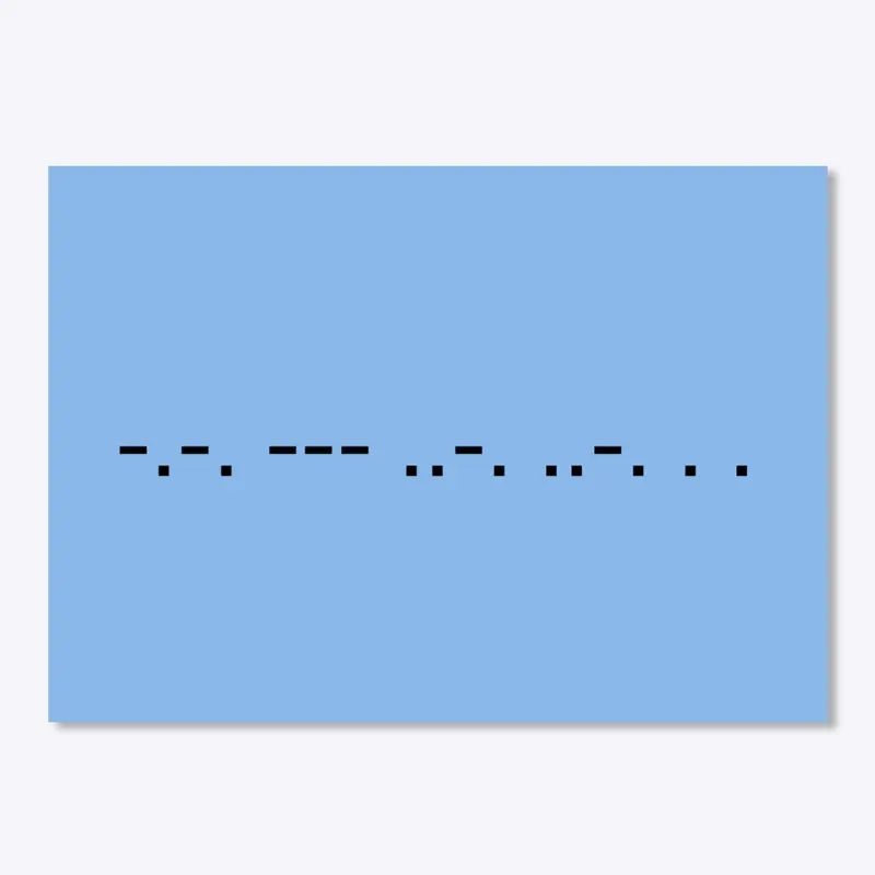 Coffee Morse Code